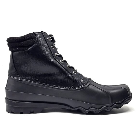 Sperry Top-Sider Seasonal Avenue Duck Rain Boot Black Men\'s Size 12 main image 7